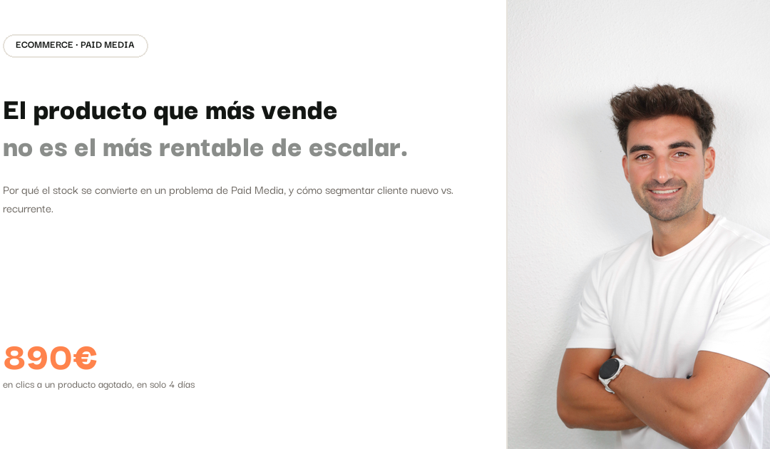 Stock, rotación y cliente nuevo vs recurrente: por qué el producto que más vende no siempre es el más rentable de escalar