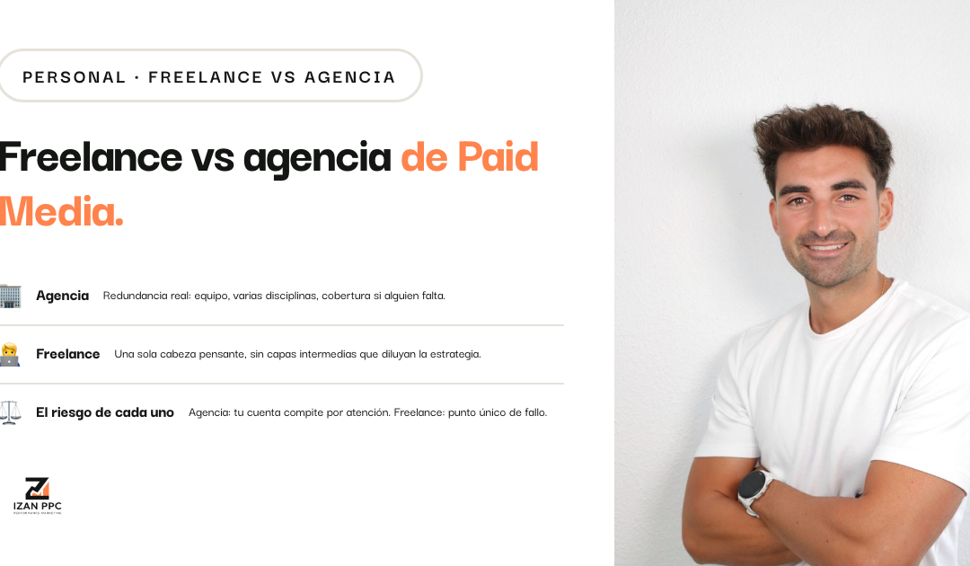 Freelance vs agencia de Paid Media: qué opción conviene realmente a tu negocio