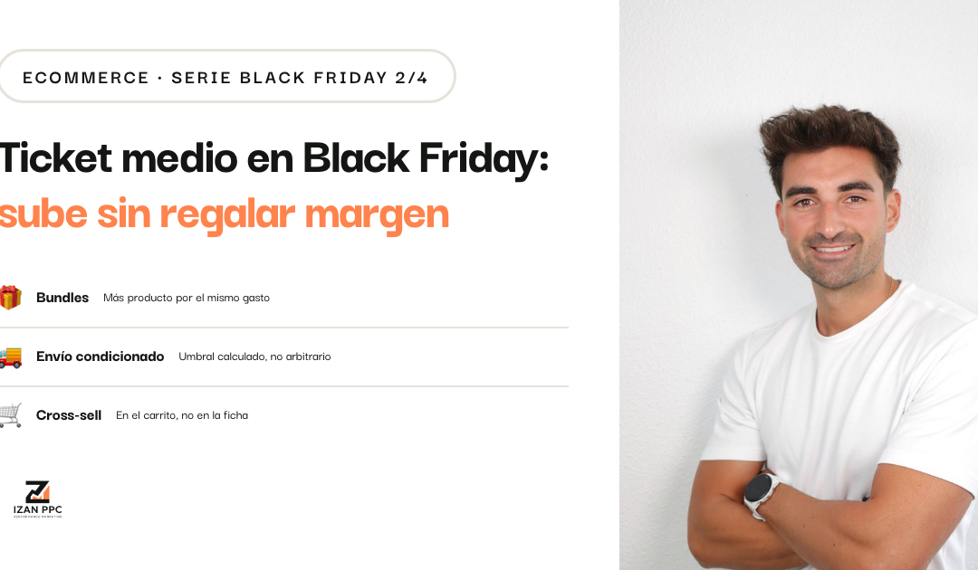 Ticket medio en Black Friday: cómo subirlo sin regalar más margen
